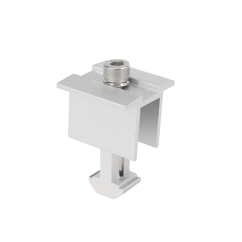 Factory Aluminum Adjustable MID Clamp and End Clamp for Solar Panel Installation Accessories