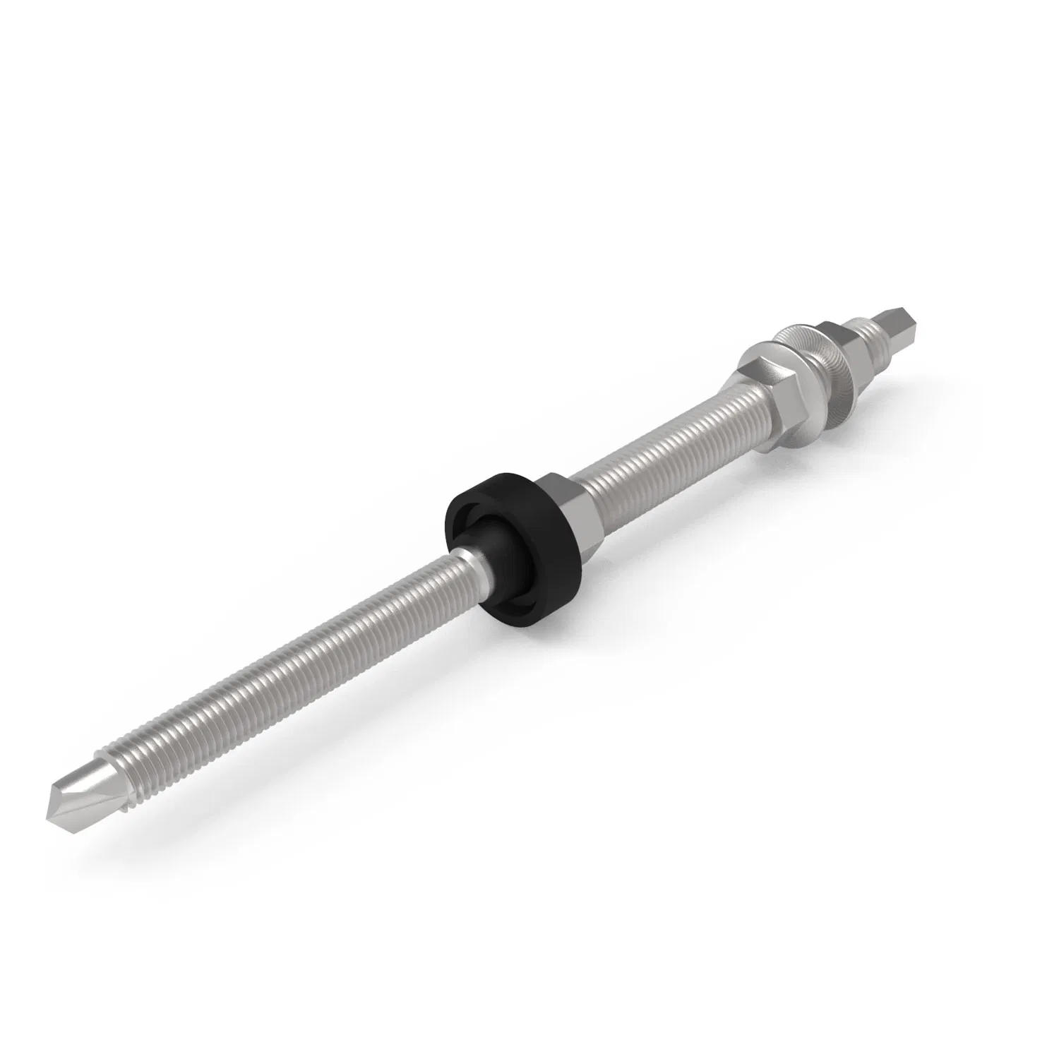 Stainless Steel Double Threaded Stud Wood Solar Mounting Bracket Hanger Bolt