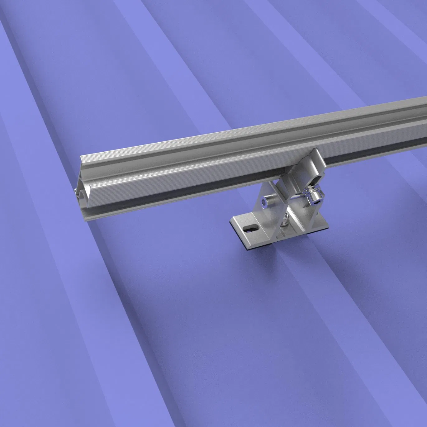 Solar Panel Support Photovoltaic Bracket Metal Roof Tilt Front Rear Leg