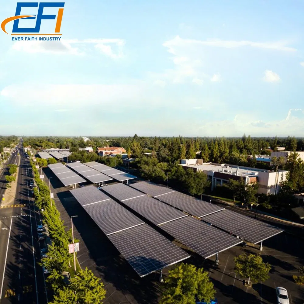 Solar Panel Car Port Steel Solar Panel Carport Solar Canopy Mount