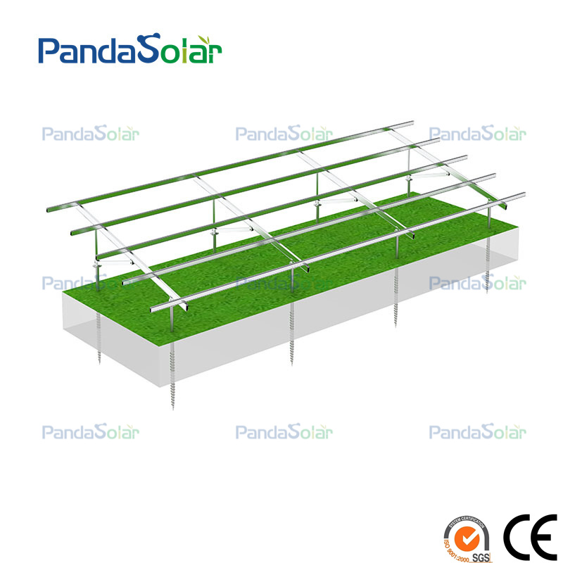 Premium Grade Aluminium Solar Panel Ground Mount Bracket by China Manufacturer Enhanced Stability Easy Installation