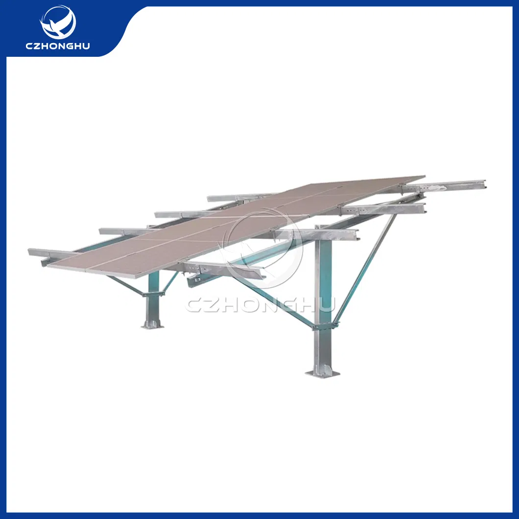 Czhonghu PV Structure Pole Bracket China Distributor Horizontal Carbon Steel Various Adjustable Solar Panel Mounting Brackets
