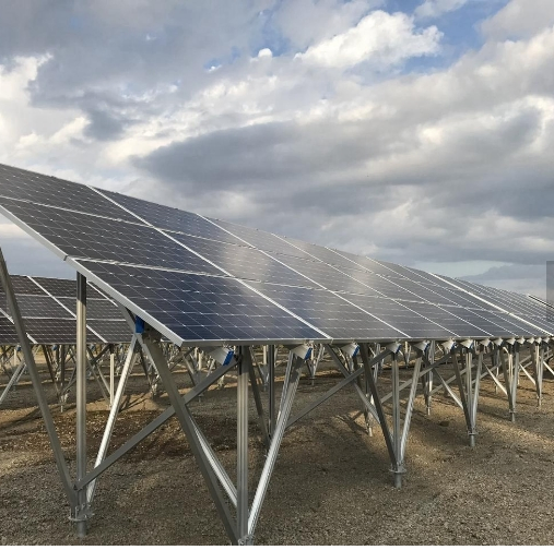 Hot DIP Galvanized Steel Mounting PV Module Structure Solar Panel Ground Racking System