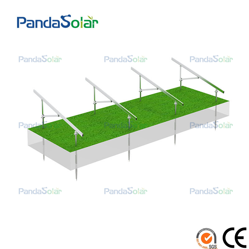Premium Grade Aluminium Solar Panel Ground Mount Bracket by China Manufacturer Enhanced Stability Easy Installation