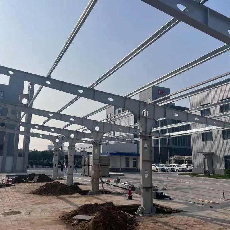 Jchx-Heavy-Duty Solar Brackets for Car Park Canopies and Structures