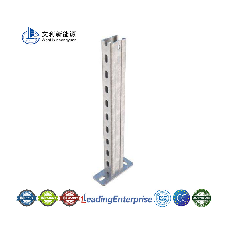 Weather-Resistant Steel Solar Bracket for Ground Installation in Cold Areas