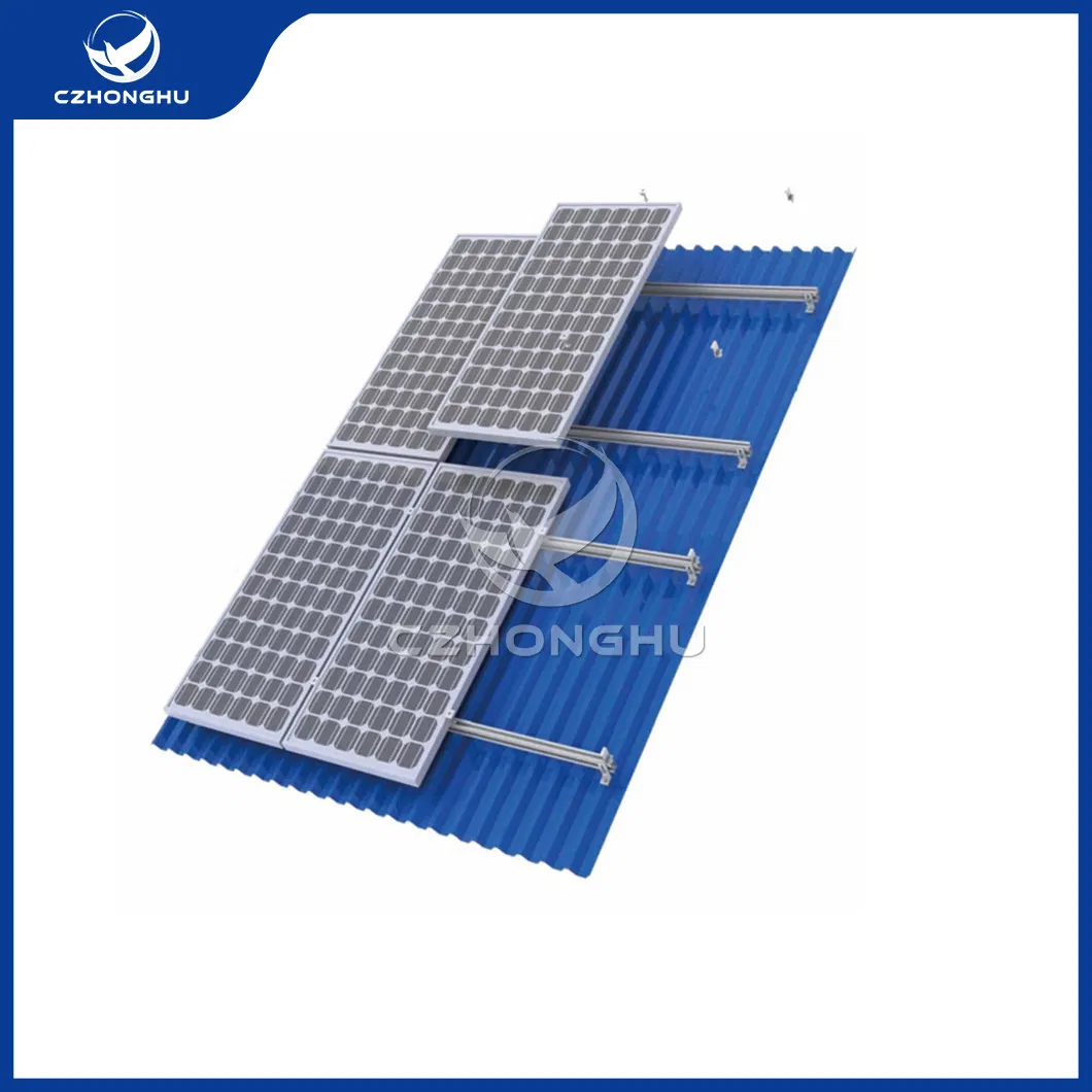 Czhonghu PV Structure Pole Bracket China Distributor Horizontal Carbon Steel Various Adjustable Solar Panel Mounting Brackets