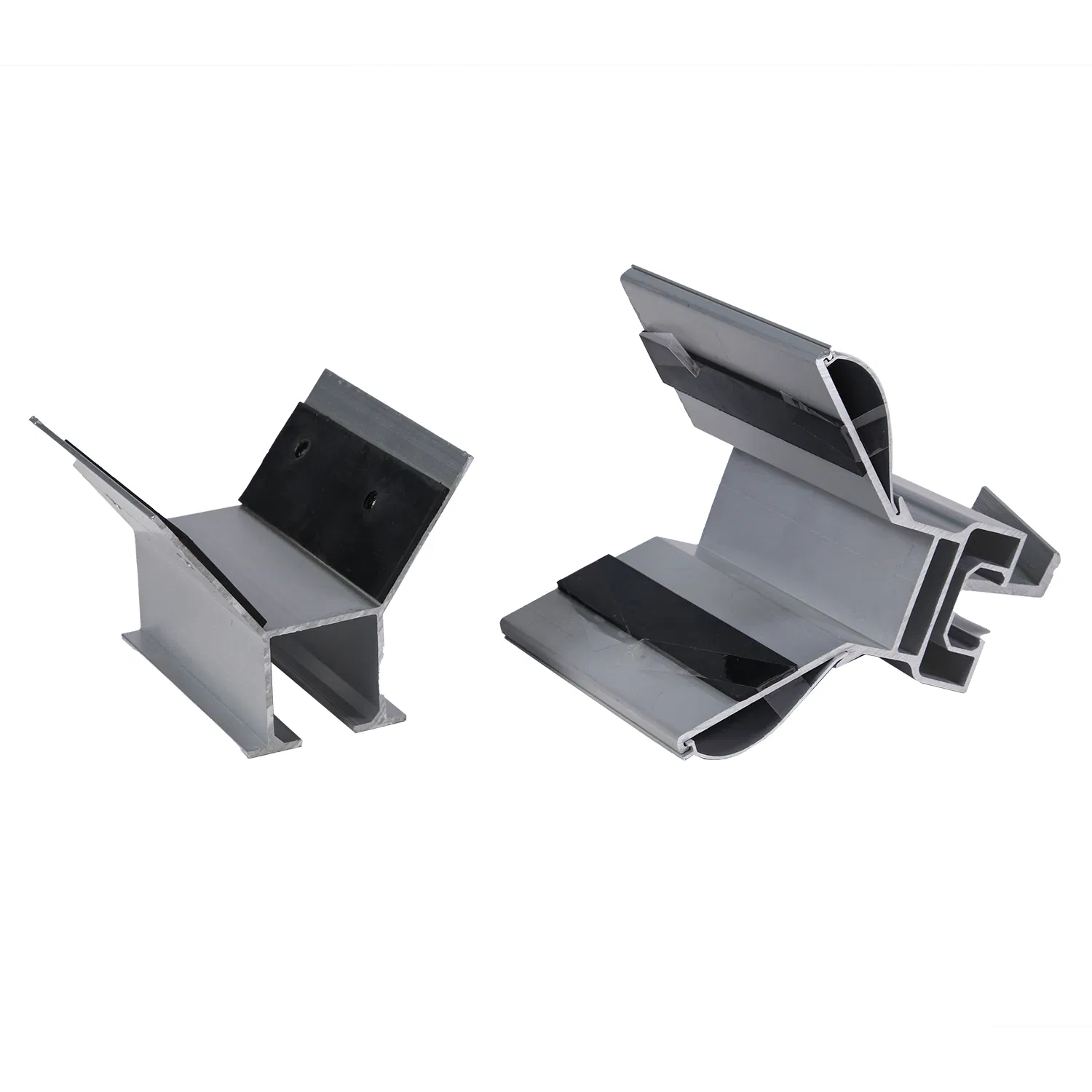 6005 Aluminum Solar Panel Mounting Brackets MID Clamp End Clamp