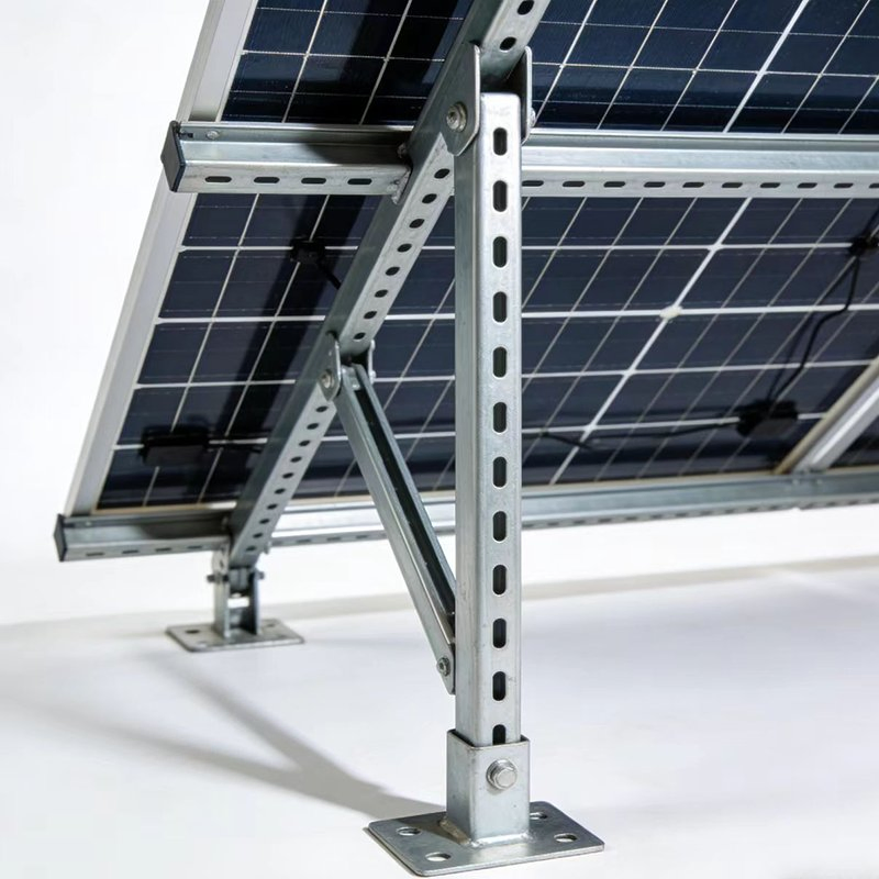 Clement Aluminum Solar Panel Tilt Mounting Bracket Kit Adjustable Leg