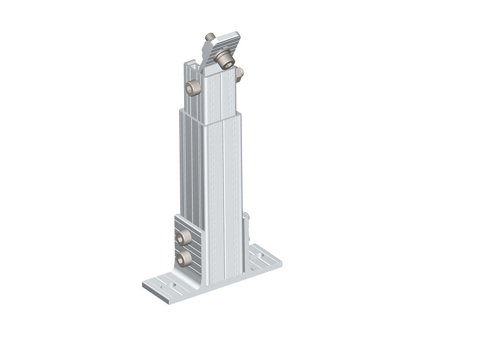 Solar Mounting System Accessories Brackets Solar Adjustable Tilt Front Leg Rear Leg