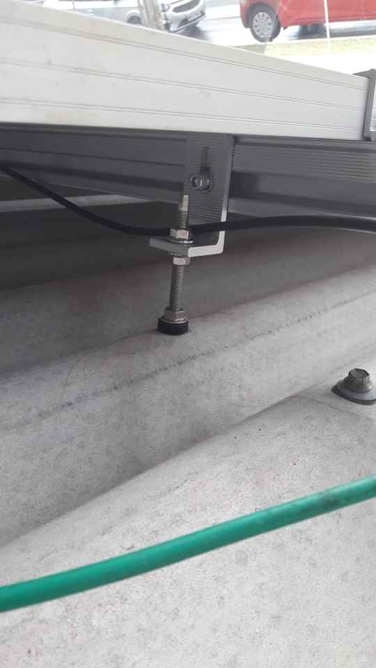 Aluminum L Feet Bracket for Solar Panel Mounting on Metal Roofs Easy Installation System