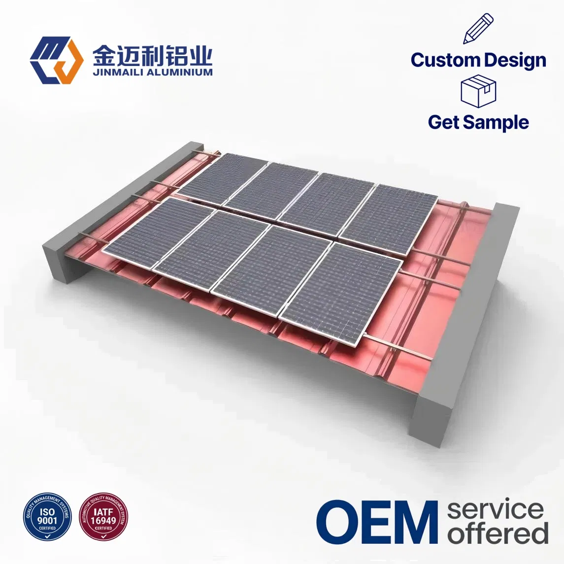 Lightweight Weather-Resistant Solar Roof Bracket for Easy Installation