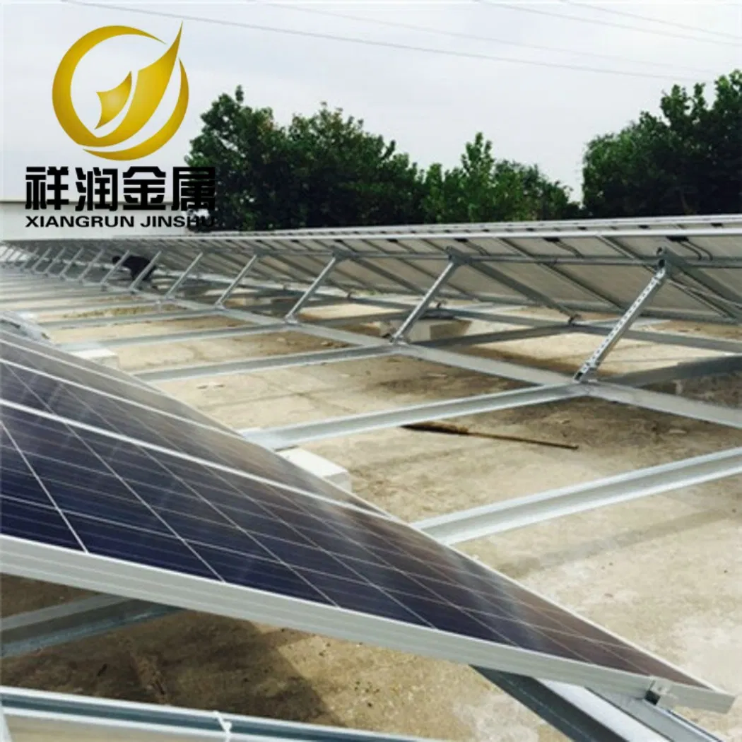 Tilt-Angle Adjustable Sturdy Storm-Proof Ground-Mounted Photovoltaic Solar Mounting Bracket
