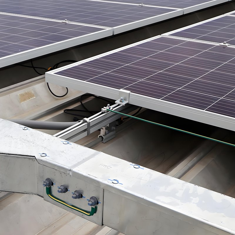 Lightweight-Yet-Sturdy Solar Structure Solar Power System Rooftops PV Mount Systems Solar Panel Kit Flat Roof Bracket Mounting Systems for Home