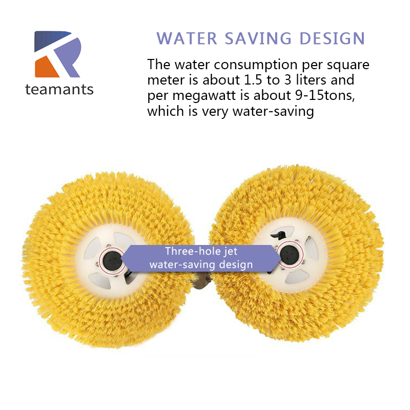 Battery-Operated Solar Panel Cleaning Machine for Portable Convenience