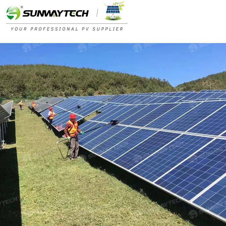 Clean Photovoltaic Panels with Water Feeder Tolls Machine Solar Panel Cleaning Equipment