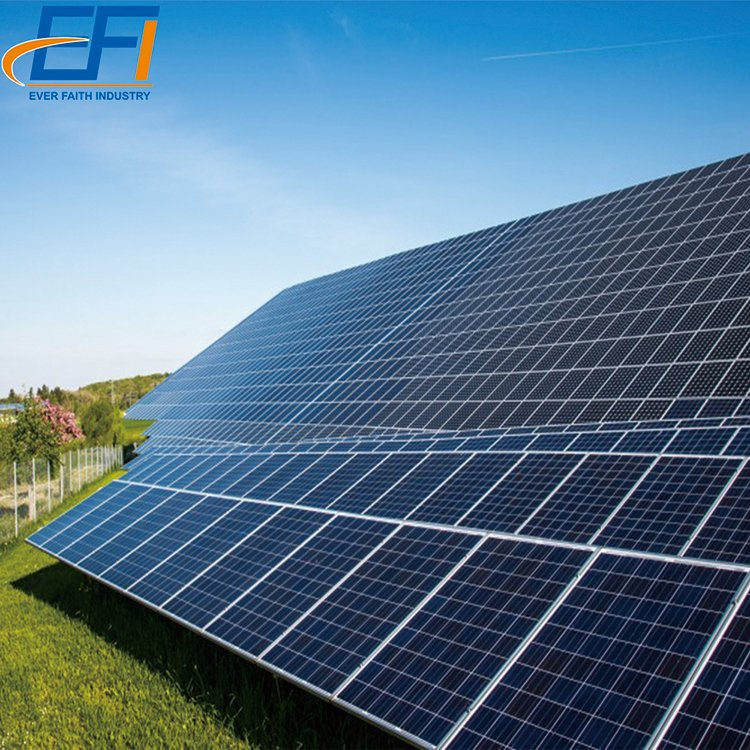 Solar PV Ground Mounting System Single Axis Solar Tracking System