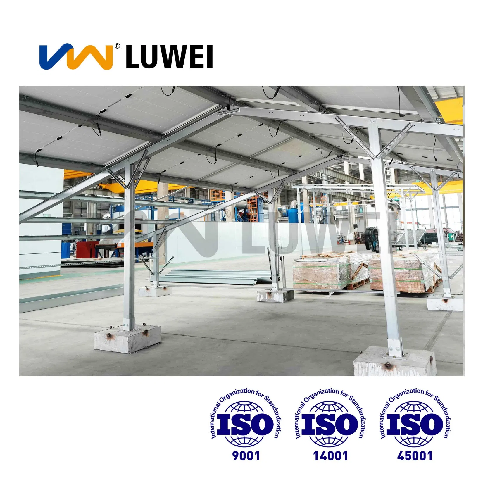 Durable Lightweight Mechanical Solar Panel Mounting Track System