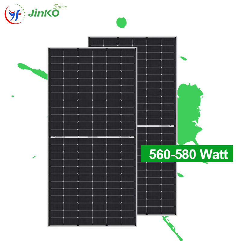 Jinko 550W 580W 630W 700W Half Cell Wholesale Poly PV Fold Flexible Black Monocrystalline Polycrystalline Photovoltaic Module Mono Solar Energy Sun Power Panel