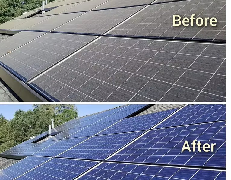 Remote Control &amp; High Efficiency Portable PV Cleaner Machine