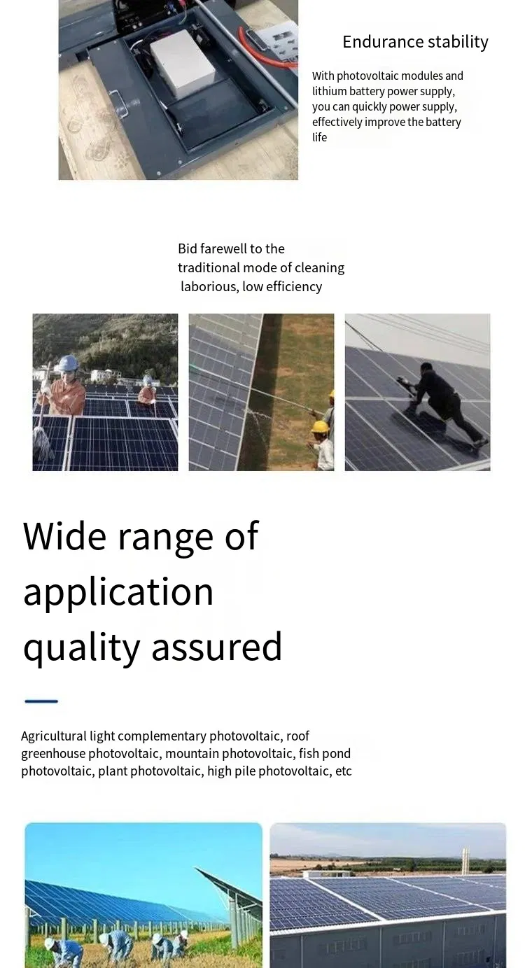 Automatic Solar Panel Clean Machine Details