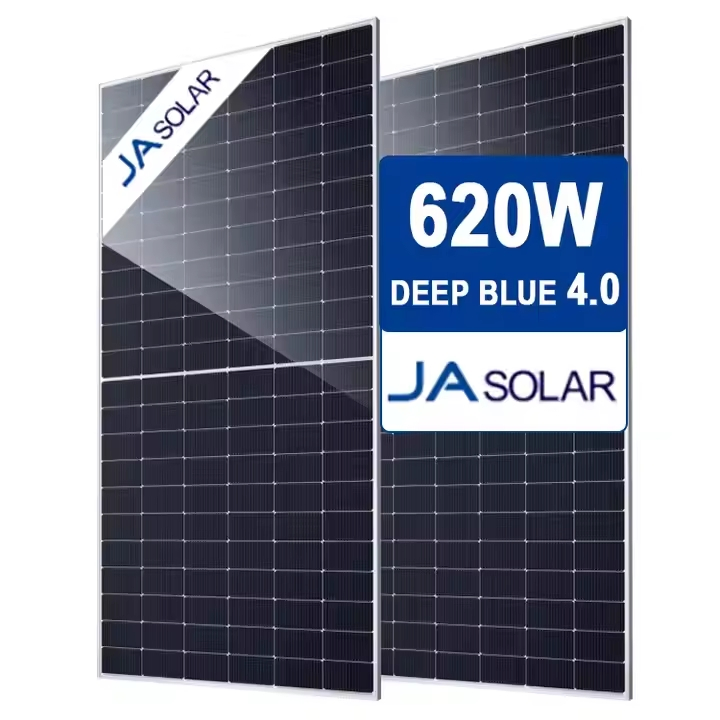 Ja Solar Jam66D45 Lb 595-620W Ja Solar Panel 600 605 610 Watt Ja N-Type Bifacial Double Class Photovoltaic Panel