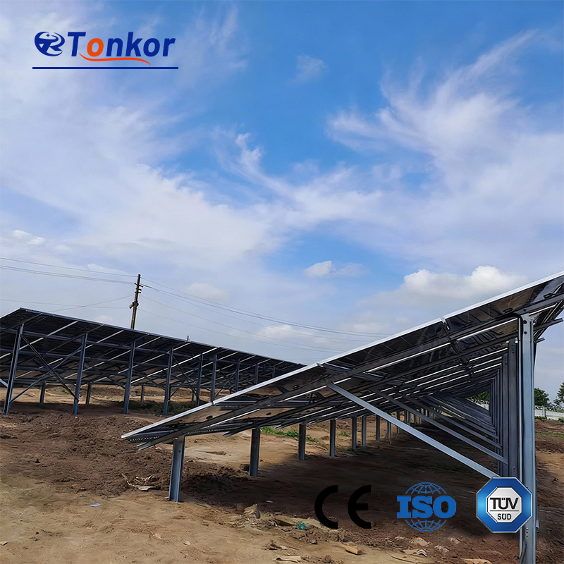 Lightweight Aluminum PV Ground Mounting System for Open-Field Solar Projects