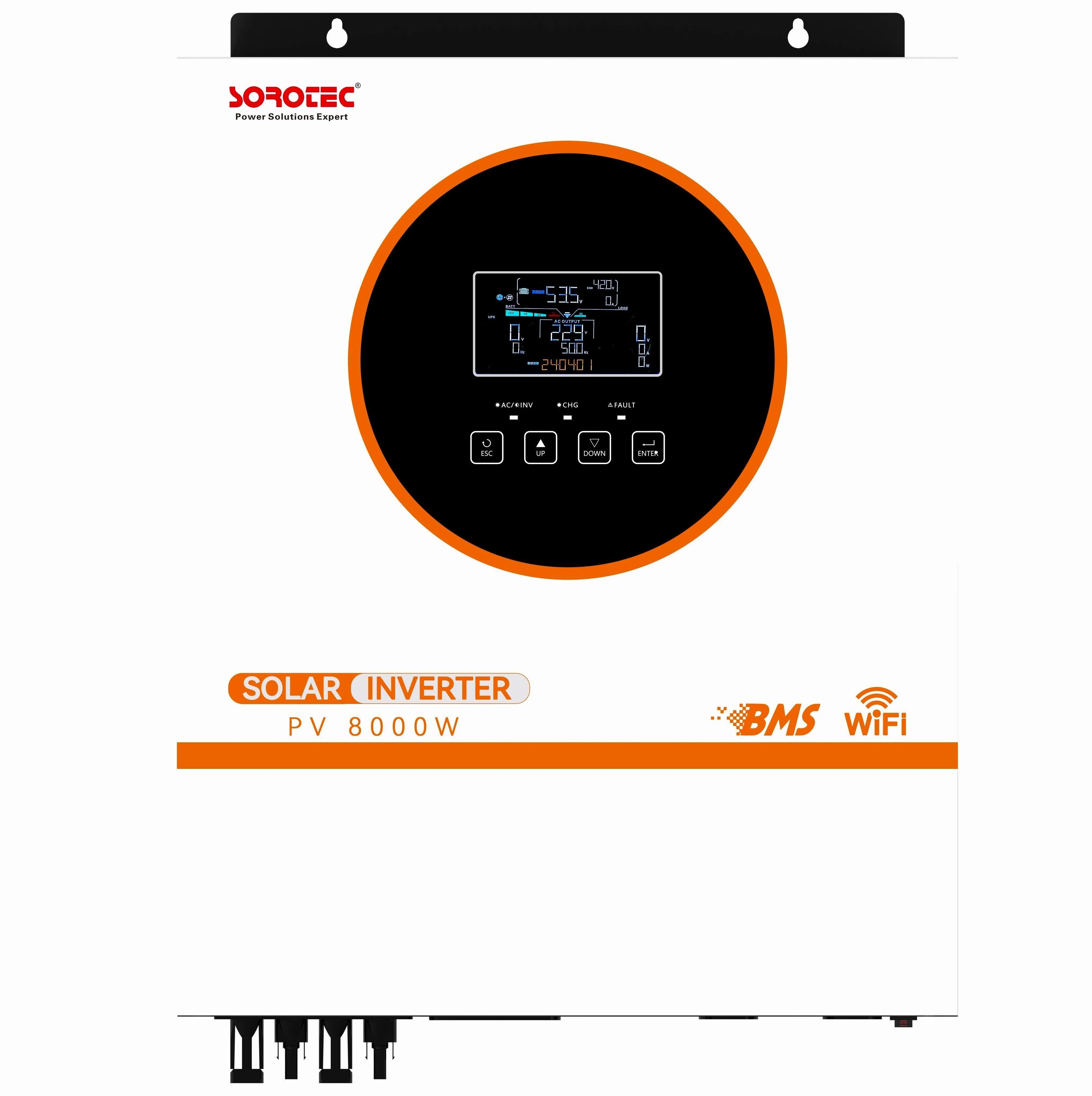 Sorotec Revo Vm II PRO Series LCD Display PV Range 120-450VDC off Grid Solar Inverter