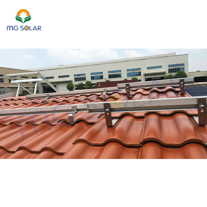 Lightweight Tile Roof Mounting System for Convenient and Easy Solar Panel Installation