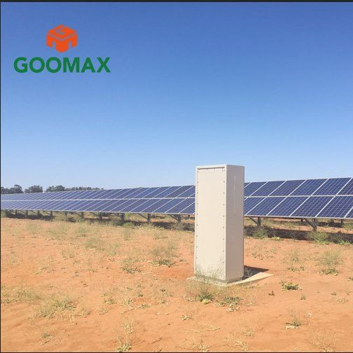 Goomax Solar Mounting System U Steel Pole single Column Ground Mounting System