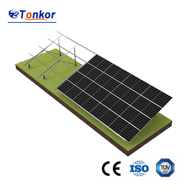 Lightweight Aluminum PV Ground Mounting System for Open-Field Solar Projects
