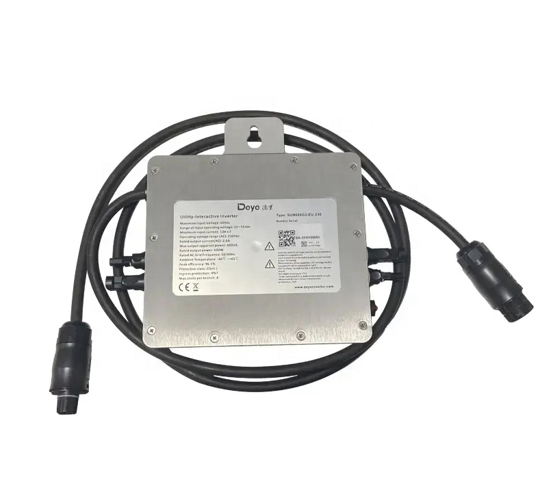 New Deye Micro Inverter Solar 1000W Sun-M100g3-EU-Q0 for Photovoltaic WiFi Grid Tie Solar Micro Inverter