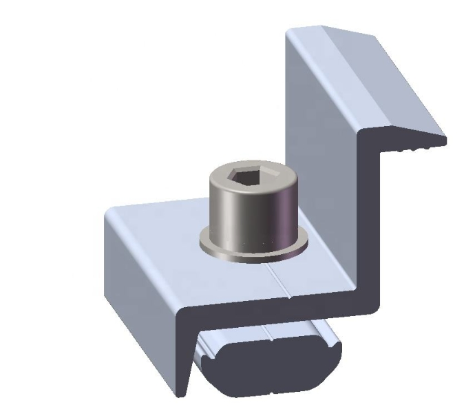 Factory Price Professional Aluminum Mini Rail Solar Metal Roof Rack Mounting System