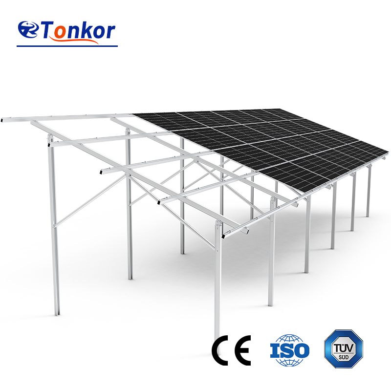 Lightweight Aluminum PV Ground Mounting System for Open-Field Solar Projects