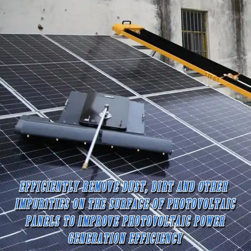 High-Pressure PV Cleaning System Automatic Solar Panel Washing Machine