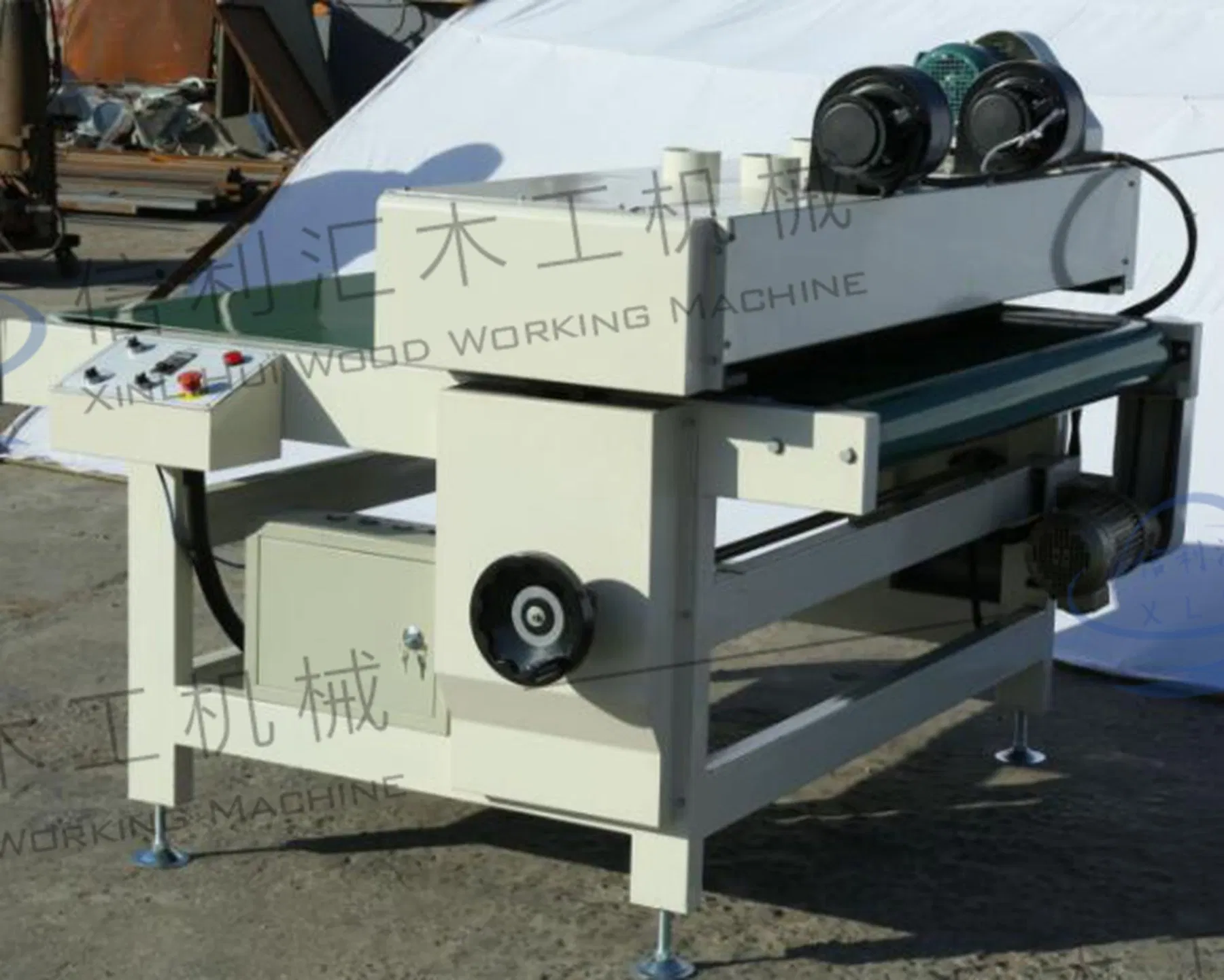 Multi-Purpose Woodworking Solar Panel Flooring Dust Wood Panel Cleaning Machine Automatic Painting Line with 600mm Dust Clean Machine