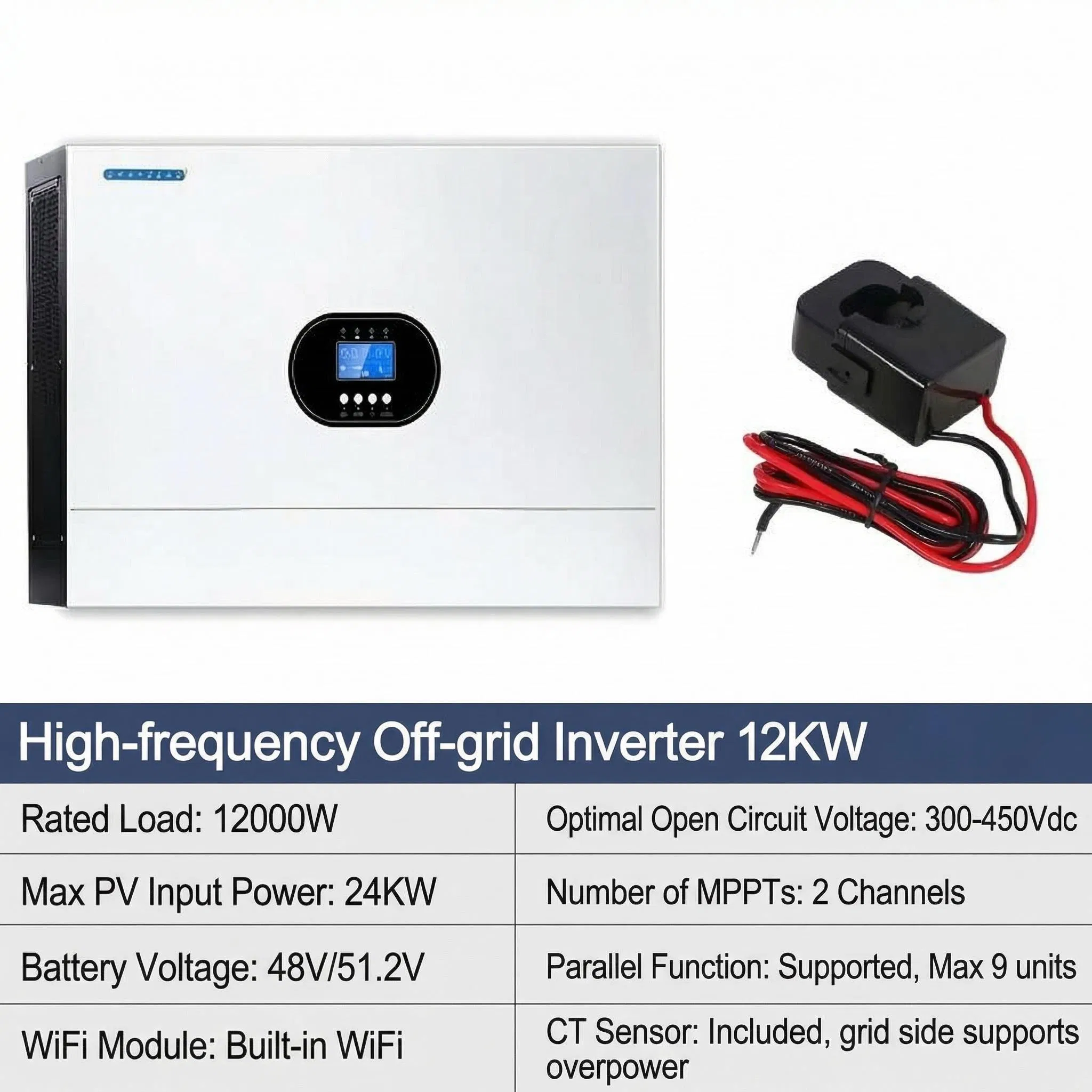 off Grid Pure Sine Wave Inverter Solar Power Converter Wuth High Power 6.5kw 12kw UPS for Backup Power