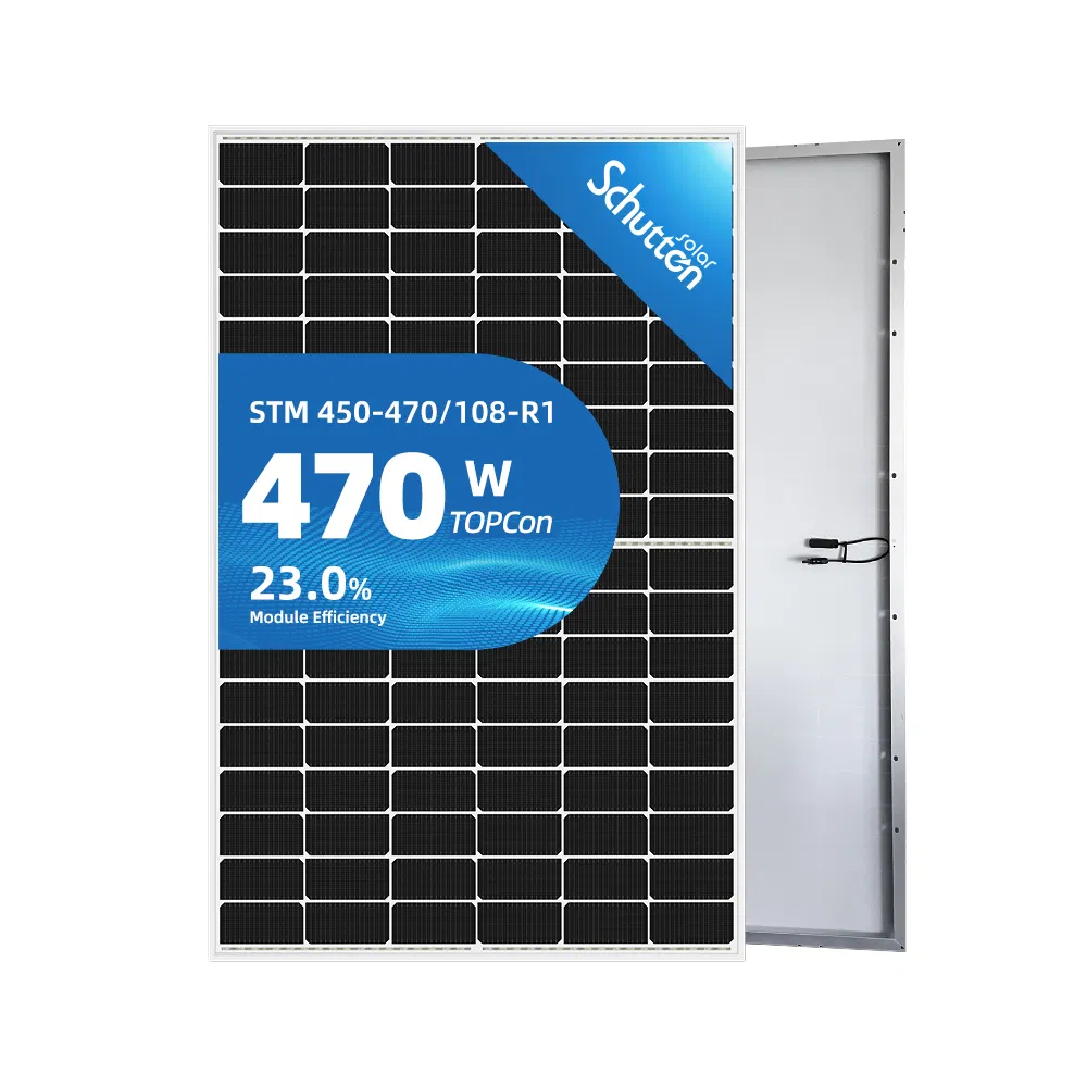 Schutten Bifacial Solar PV Module 445W 450W 455W 460W Monocrystalline Photovoltaic Solar Power Panels Wholesale Price From China