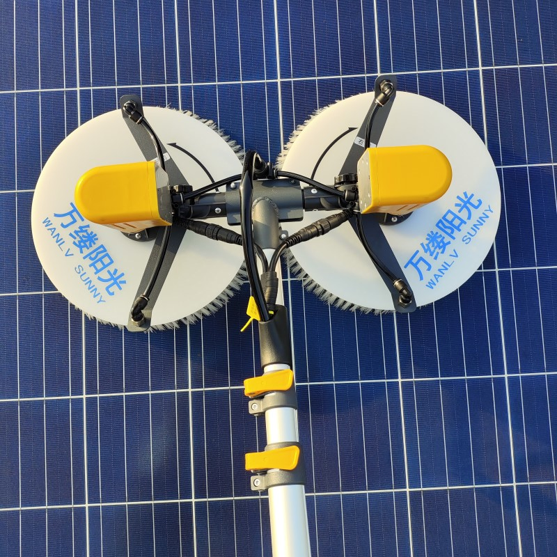 Solar Panel Cleaning Machine Brush with 3.5m/ 5.5m/ 7.5m Telescopic Pole