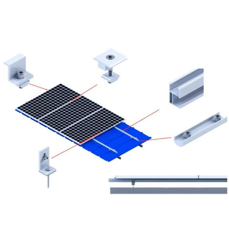 Lightweight L Feet Solar Mounting System for Quick Setup