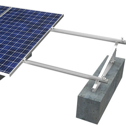 Anodized Aluminum Triangle Adjustable Solar Panel Support of Flat Roof Mounting Bracket