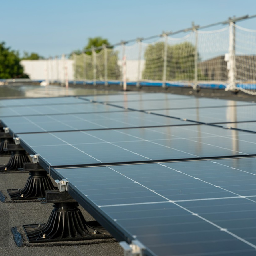 Lightweight Solar Flat Roof Mounting System for Hassle-Free Setup