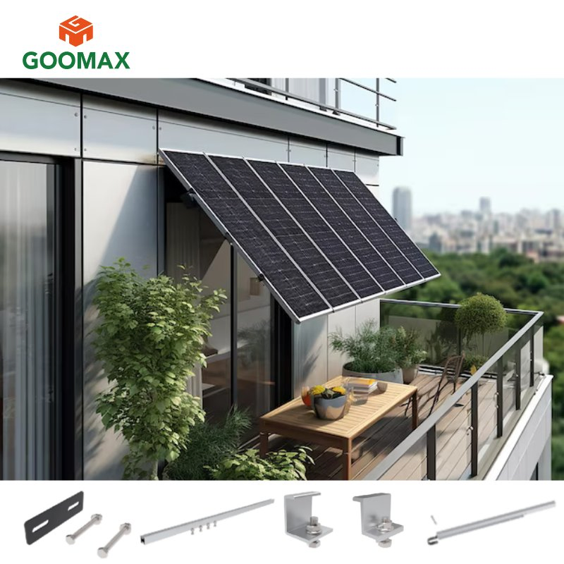 Goomax Lightweight Balcony Solar Mounting Structures Balcony Solar System Easy Handling