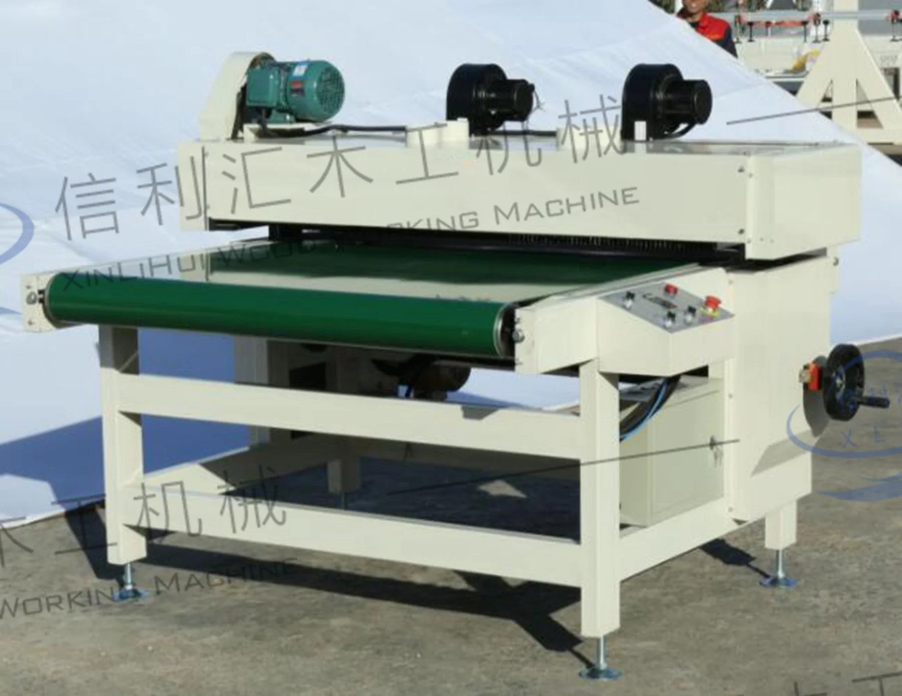 Multi-Purpose Woodworking Solar Panel Flooring Dust Wood Panel Cleaning Machine Automatic Painting Line with 600mm Dust Clean Machine