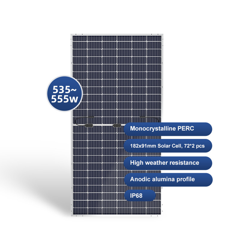 Double Glass 535W 540W 545W 550W 555W Bifacial Panels Integrated Solar Photovoltaic Battery System