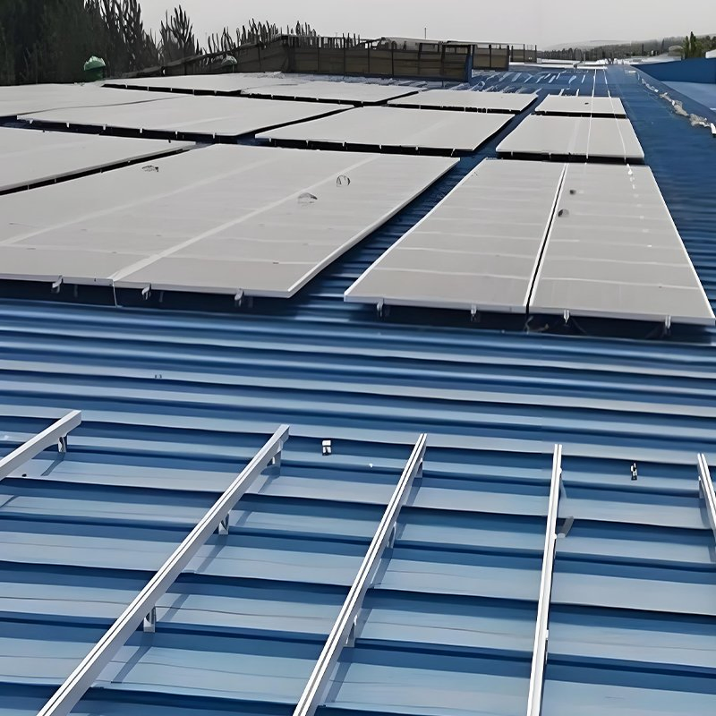 Lightweight-Yet-Sturdy Solar Structure Solar Power System Rooftops PV Mount Systems Solar Panel Kit Flat Roof Bracket Mounting Systems for Home