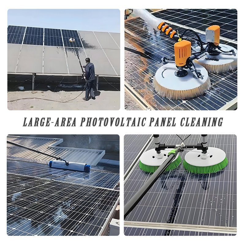 High-Pressure PV Cleaning System Automatic Solar Panel Washing Machine