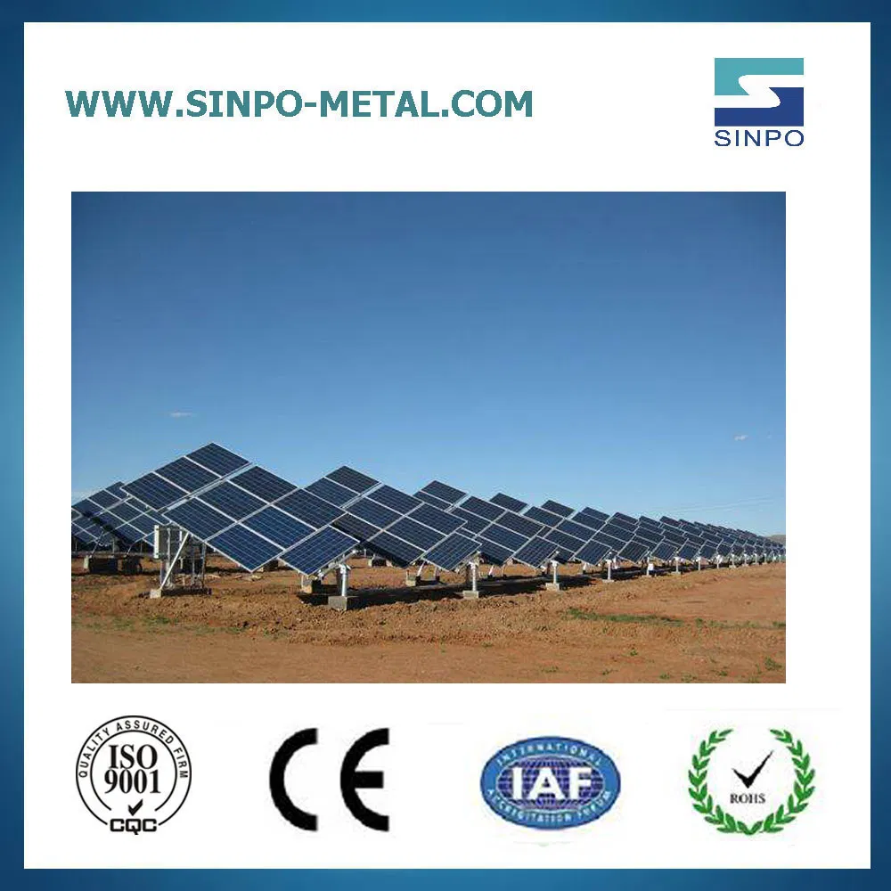 Hot Sale Manufacturer Customize Aluminum Bracket for Ground Mount Solar Tracking System