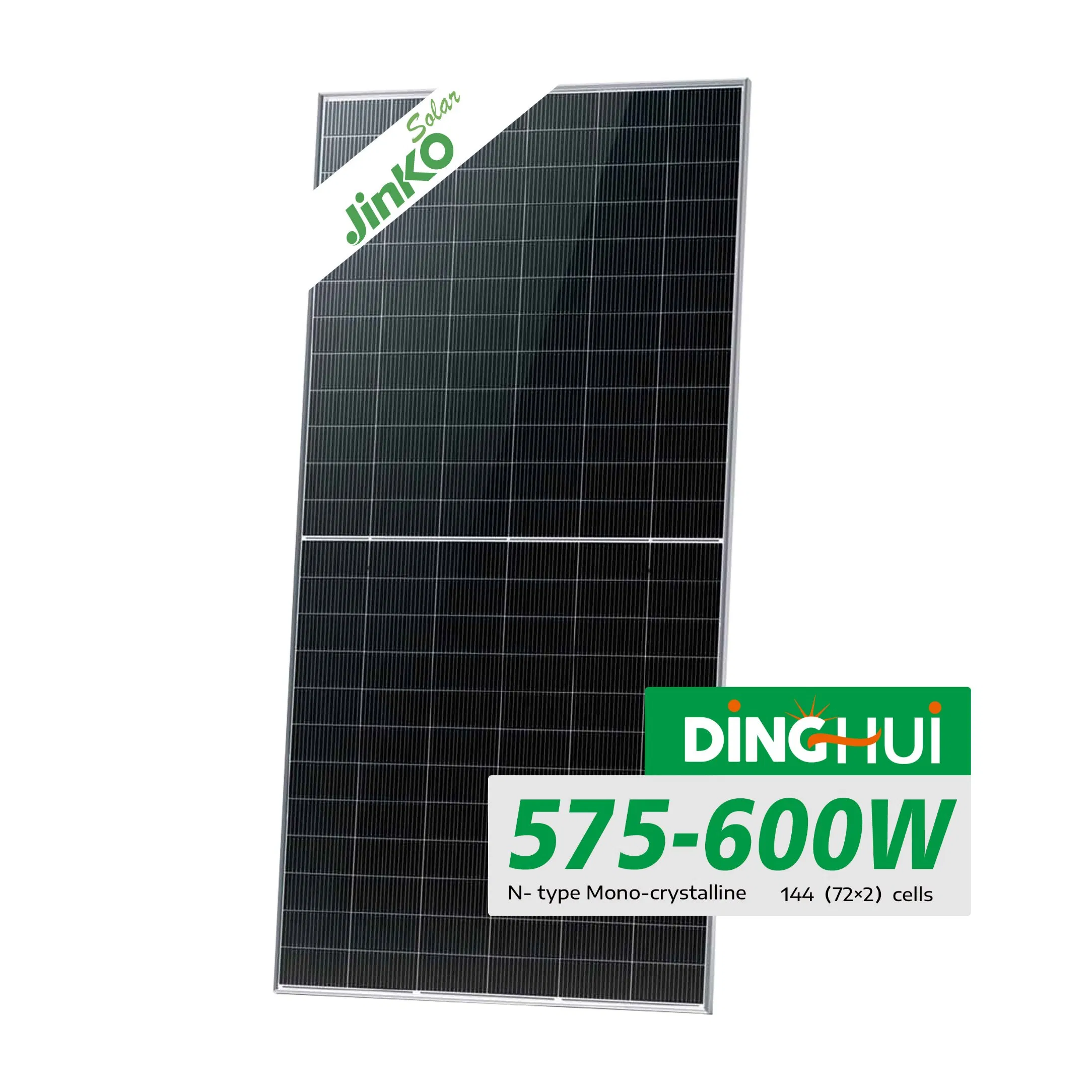 Jinko Bifacial Dual Glass Neo Photovoltaic Solar Panels 550W 580W 600W 610 W 665W Solar Panels Jinko Tiger PRO N Type Flexible