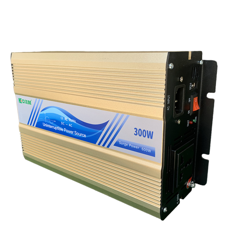 High-Efficiency 300W Solar Inverter with Integrated Battery Charger